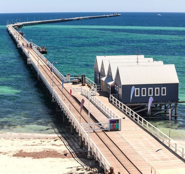 1,8 km lange pier in Western Australia Busselton