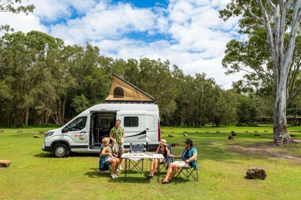 Britz Voyager kamperen Noosa