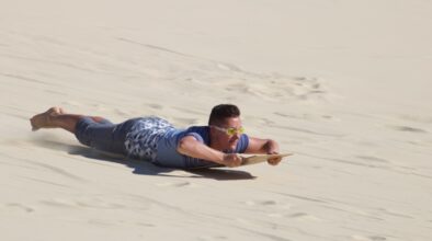 Zandsurfen Moreton Island Queensland