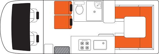 Apollo Euro Quest floorplan dag Nieuw-Zeeland