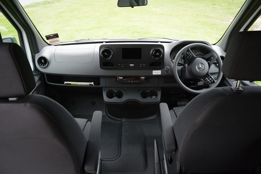 De cabine van de Pacific Horizon 2 plus 1 camper in Nieuw-Zeeland
