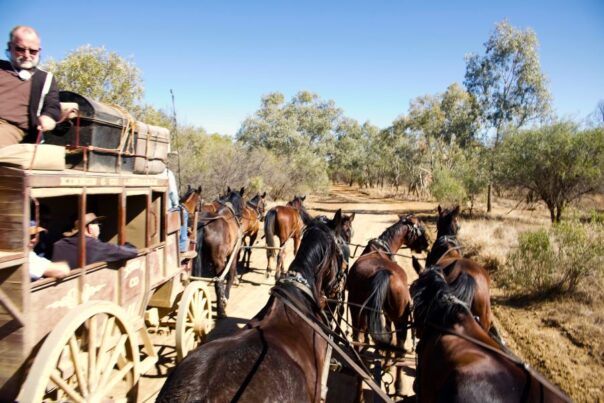 Longreach Cobb & Co stagecoach excursie